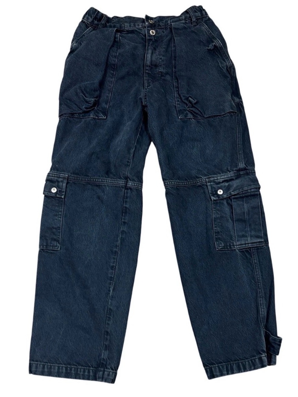 We The Free Indigo Denim Waistband Detail